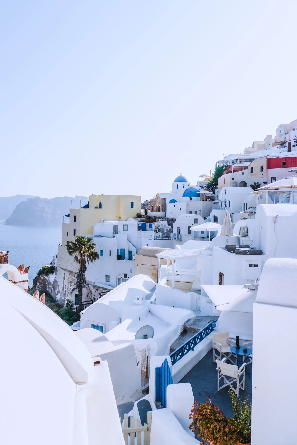 Ilustrasi suasana Santorini
